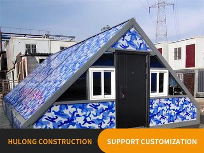 Folding triangle house