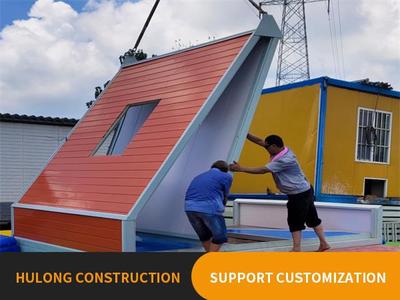 Folding triangle house