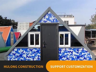 Folding triangle house