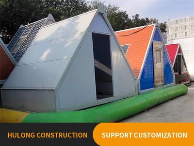 Folding triangle house