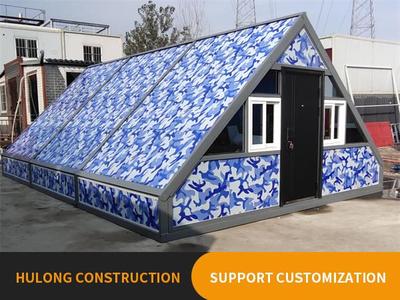 Folding triangle house