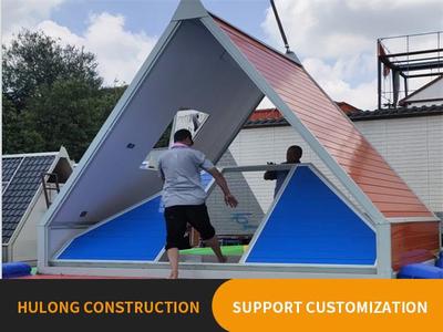 Folding triangle house