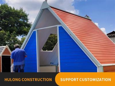 Folding triangle house