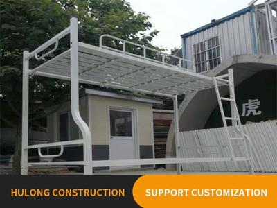 Folding bunk bed
