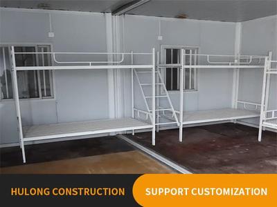 Folding bunk bed