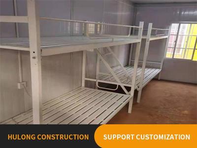 Folding bunk bed