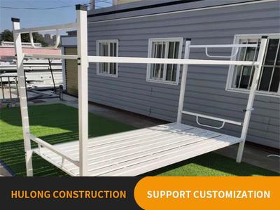 Folding bunk bed